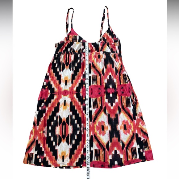 Volcom Aztec Spaghetti Strap Mini Dress Size XL - Picture 8 of 9